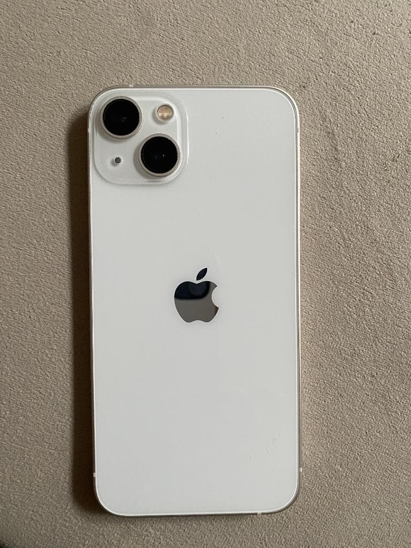 iPhone13スターライト 　SIMフリー ジャンク品 　バッテリー76％