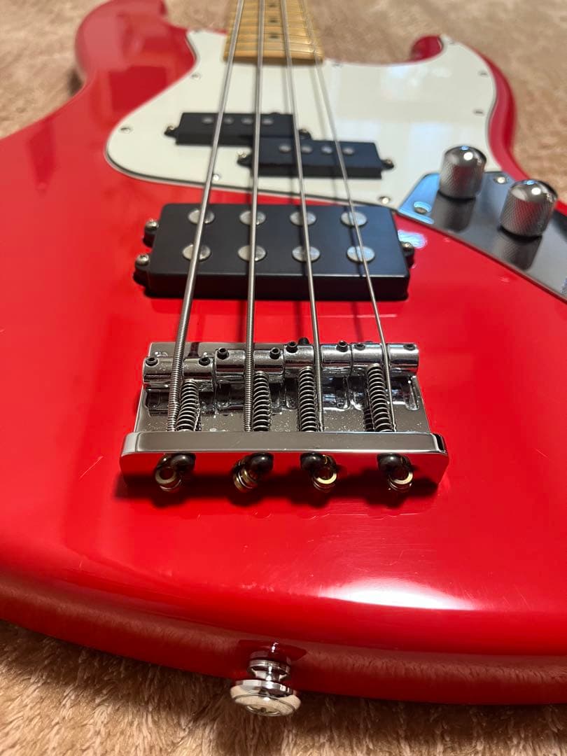 GrassRoots G-JB レッド PB+ハムバッカー ジャズベースタイプ
