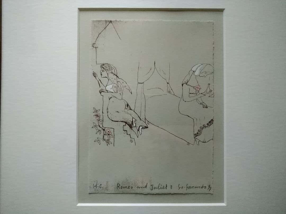 yo山本容子さんの手彩色銅版画 ロミオとジュリエット3