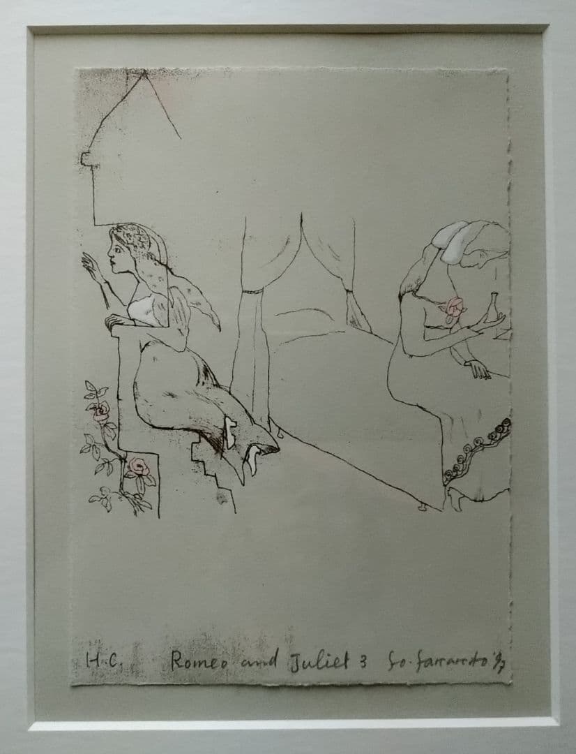 yo山本容子さんの手彩色銅版画 ロミオとジュリエット3