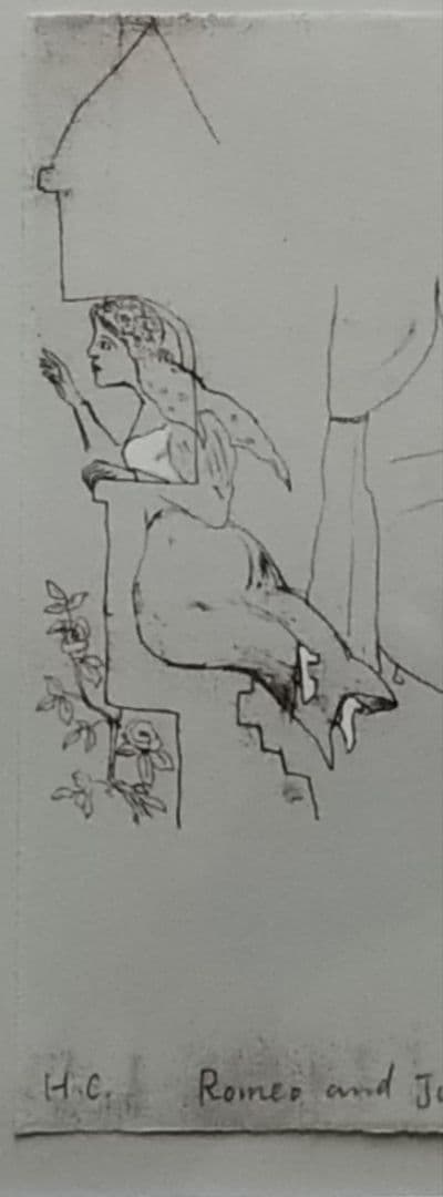 yo山本容子さんの手彩色銅版画 ロミオとジュリエット3