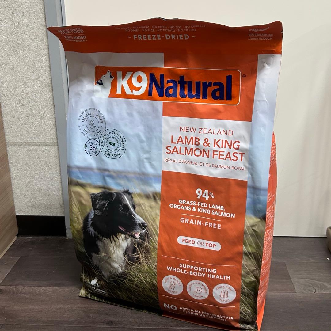 K9 Natural ラム＆キングサーモン 3、６Kg