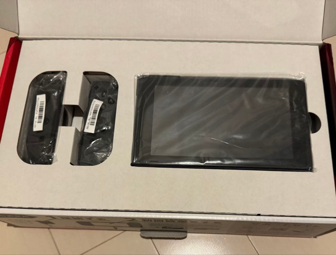 Nintendo Switch グレー 本体　箱付き　ジャンク