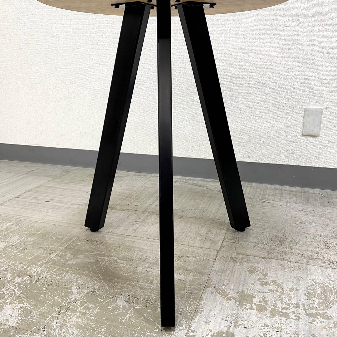 美品 KANADEMONO THE CAFE TABLE Black Steel