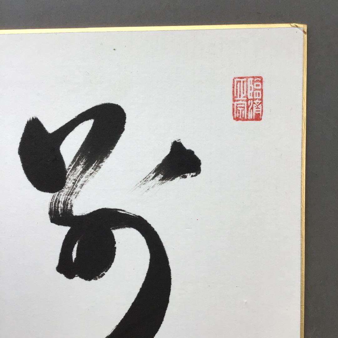 色紙　臨済宗相国寺　記念　松國大龍　畳紙　配送用袋　S1030SSD