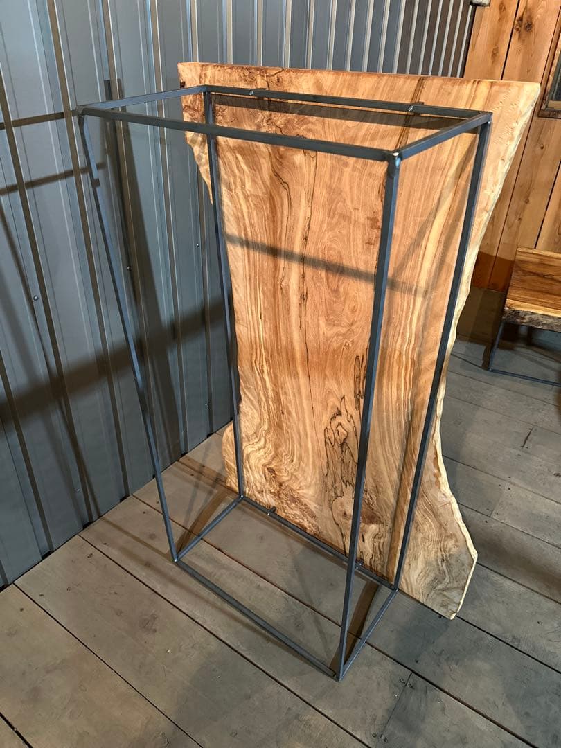 【最終価格！早い者勝ち！】栃　トチ　一枚板テーブル　店舗什器　ディスプレイ