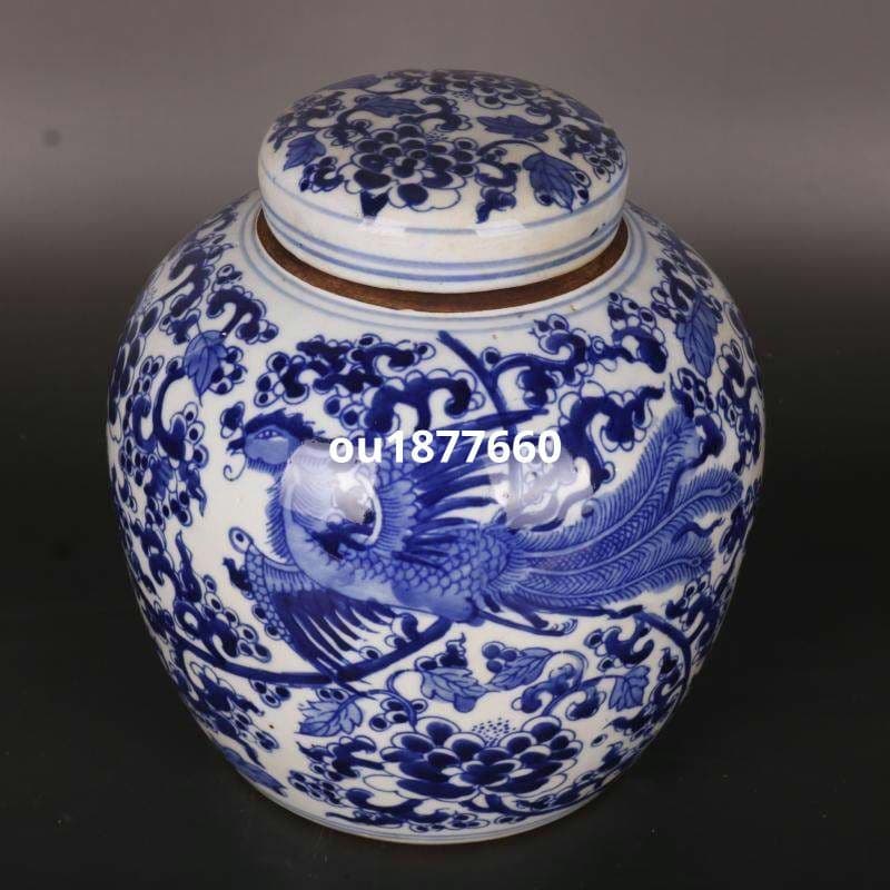 清康煕青花纏枝麒麟紋茶壺 景徳鎮 陶磁器 装飾品 現代工芸品 美術品 置物