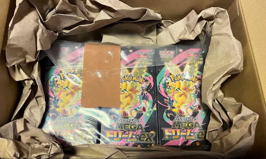 【未開封】ポケモンカードゲーム MEGAドリームex シュリンク付き5box