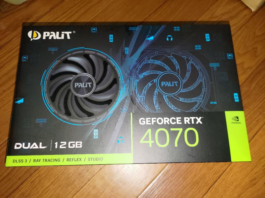 グラフィックボード・グラボ・ビデオカード PALIT GeForce RTX 4070 12GB