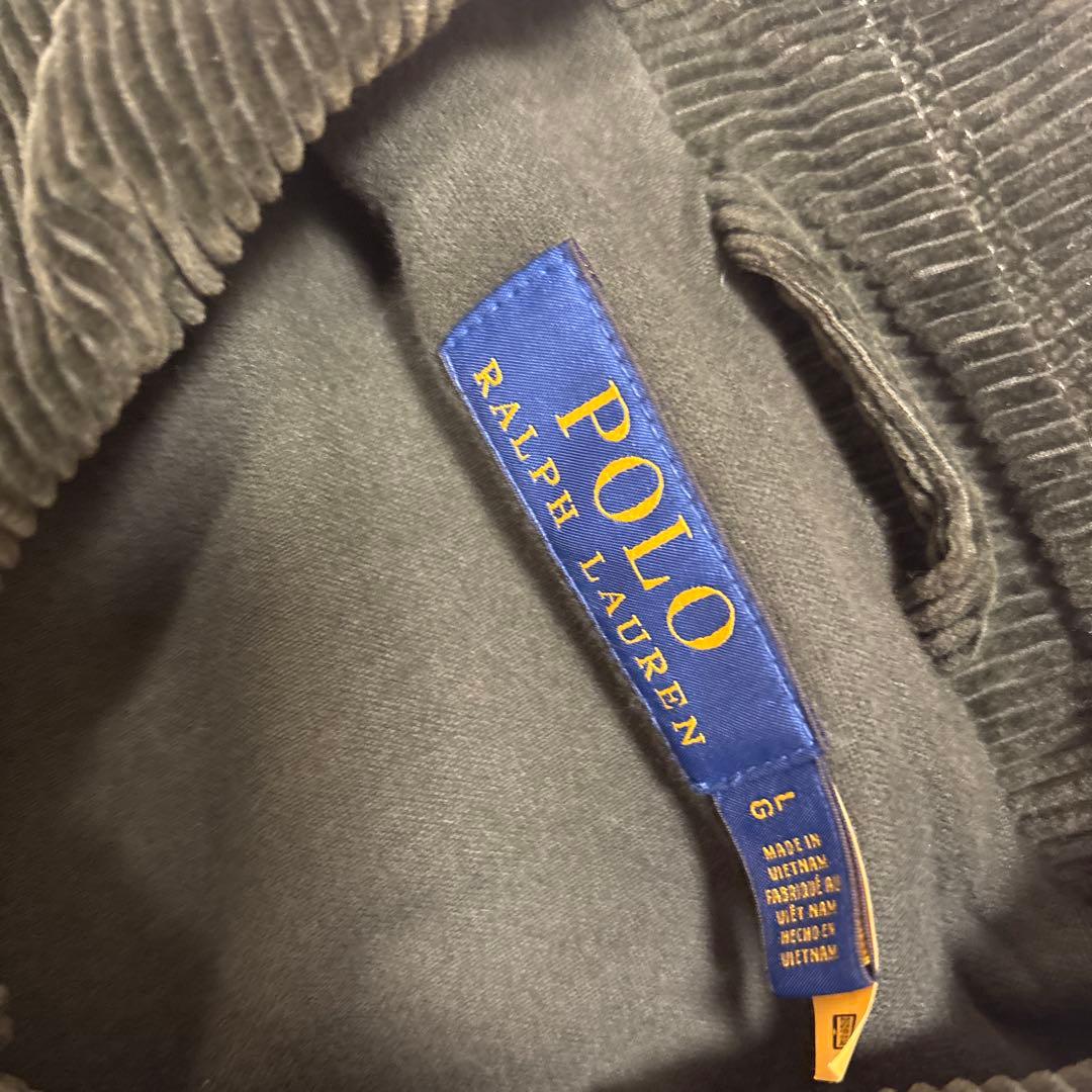 【美品】 ラルフローレン　コーデュロイ コーチジャケット　オリーブ　Lサイズ