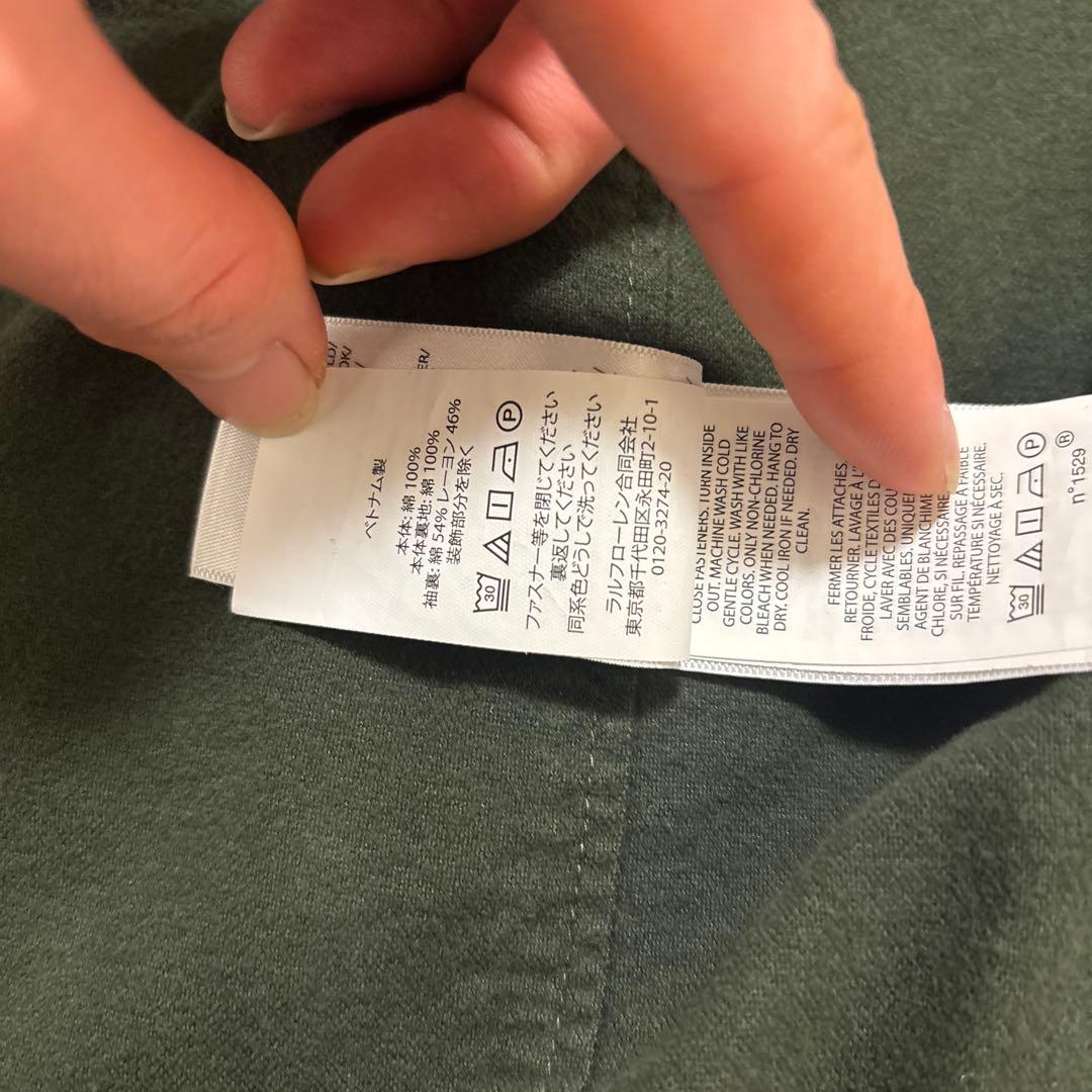 【美品】 ラルフローレン　コーデュロイ コーチジャケット　オリーブ　Lサイズ