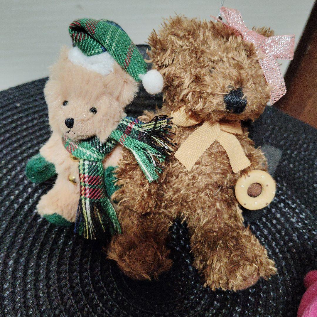 bear set vintage 小型ぬいぐるみ 5体セット