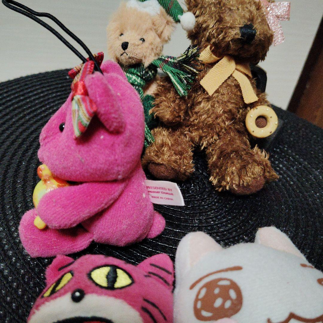 bear set vintage 小型ぬいぐるみ 5体セット