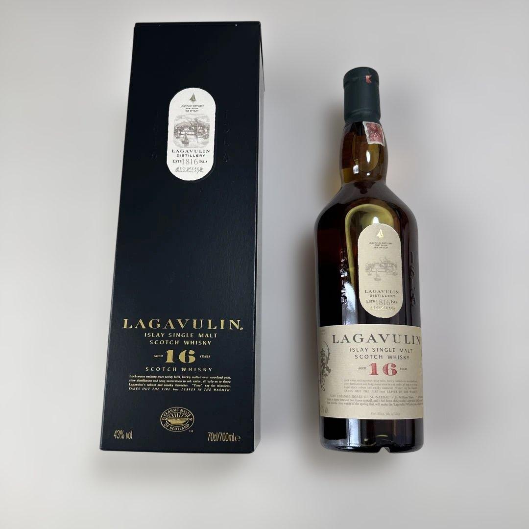 モルトウイスキー ラガヴーリン 16年 《希少》旧ラベル　封印あり！700ml
