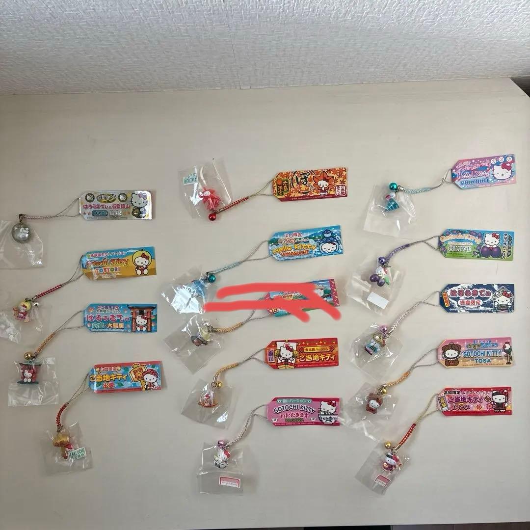 限定ご当地キティ根付け　まとめ売り