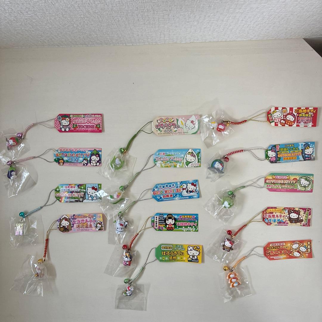 限定ご当地キティ根付け　まとめ売り