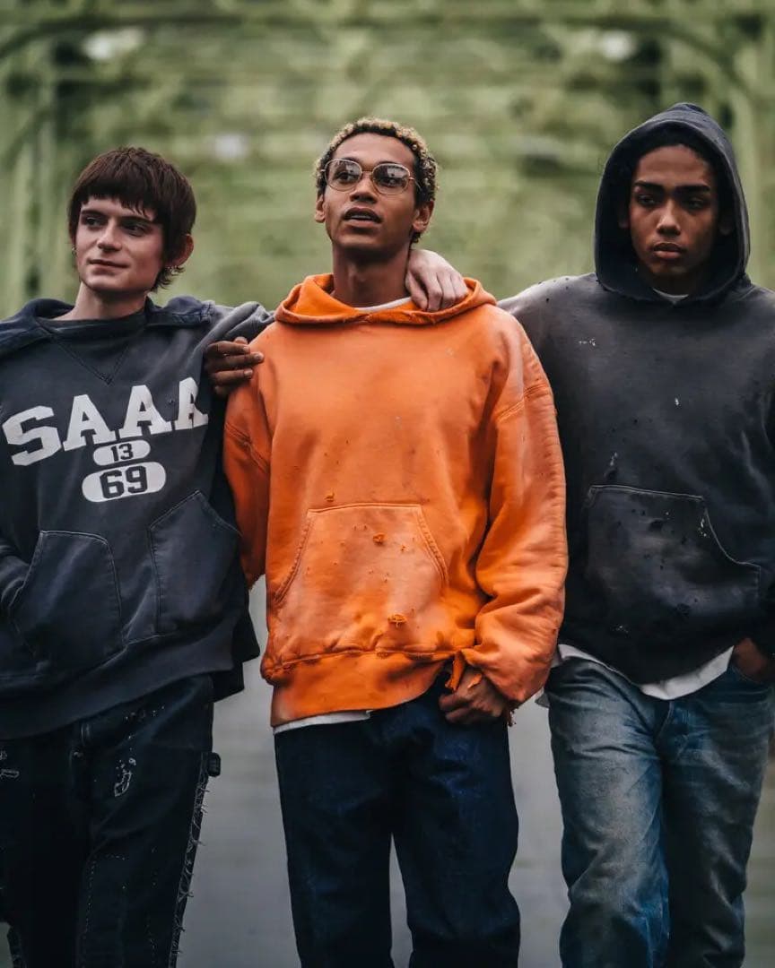 SAINT セントマイケル 25AW ベルベルジン コラボ パーカー 黒 L