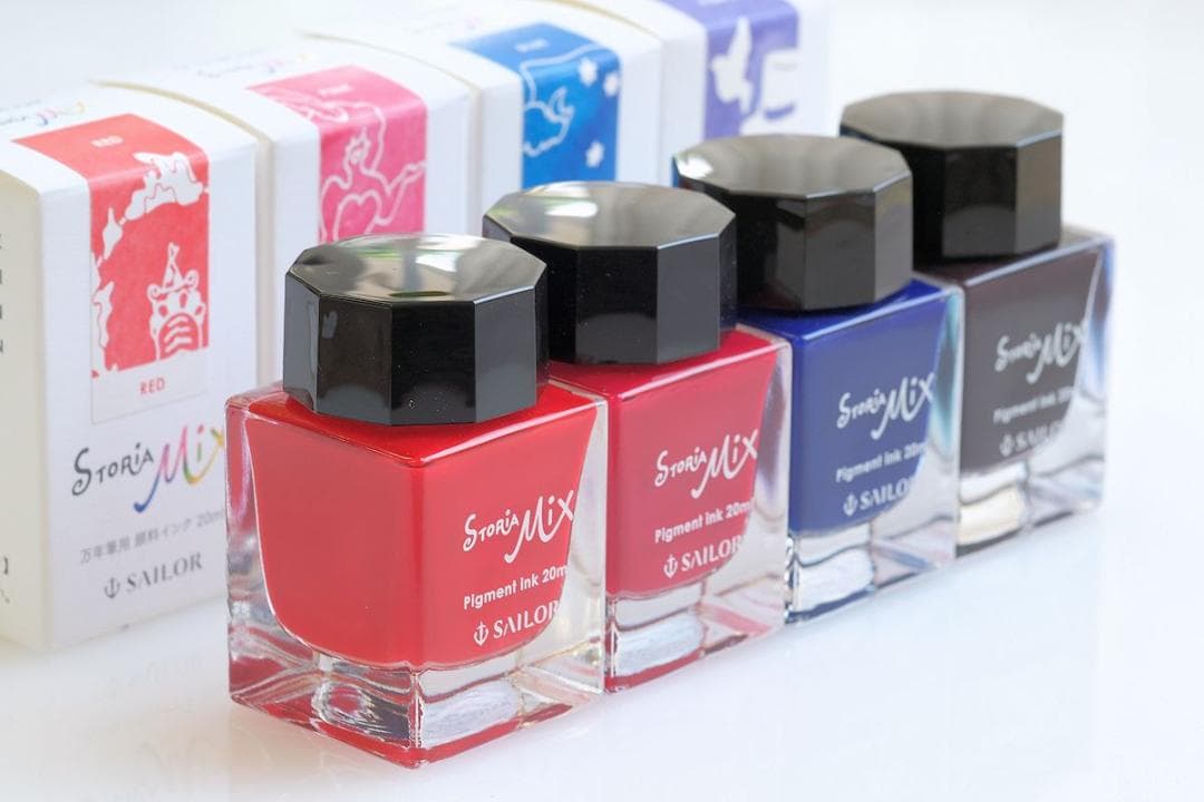 【Amami アウトレット】セーラー万年筆インク特集STORiA 8色＋1セット