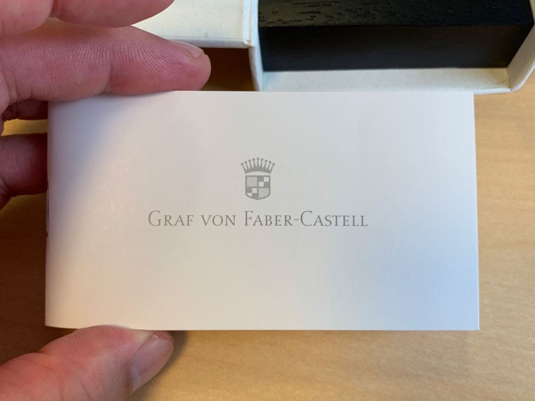 ファバーカステル　イントゥイション　レジン太軸万年筆　18C OB