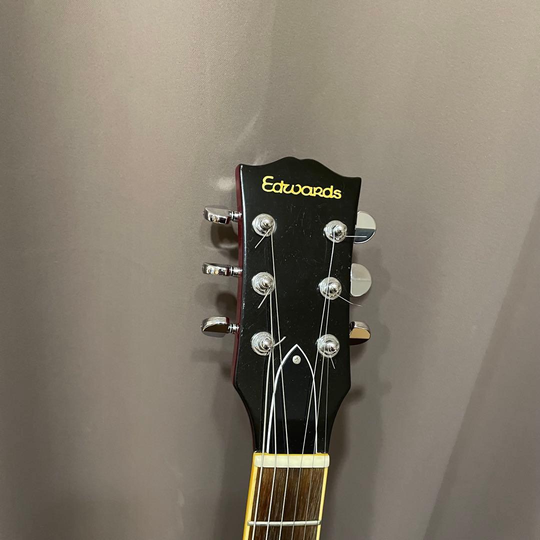 Edwards E-SA-125-LTS セミアコースティックギター 赤