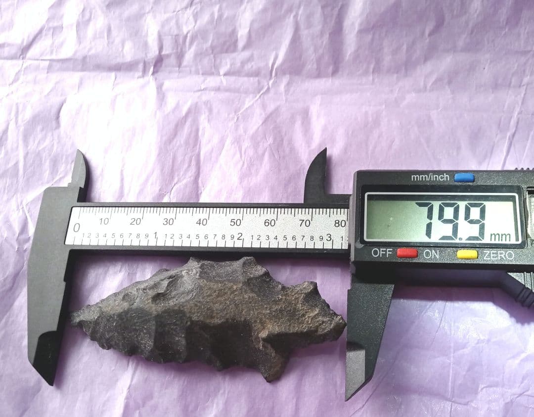 スクレイパー 石器 サヌカイト 模写