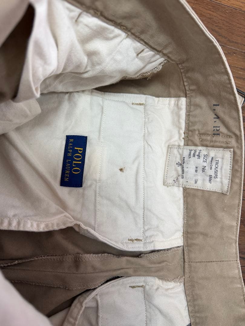 ポロラルフローレン　グルカチノパン　w30 ミリタリー