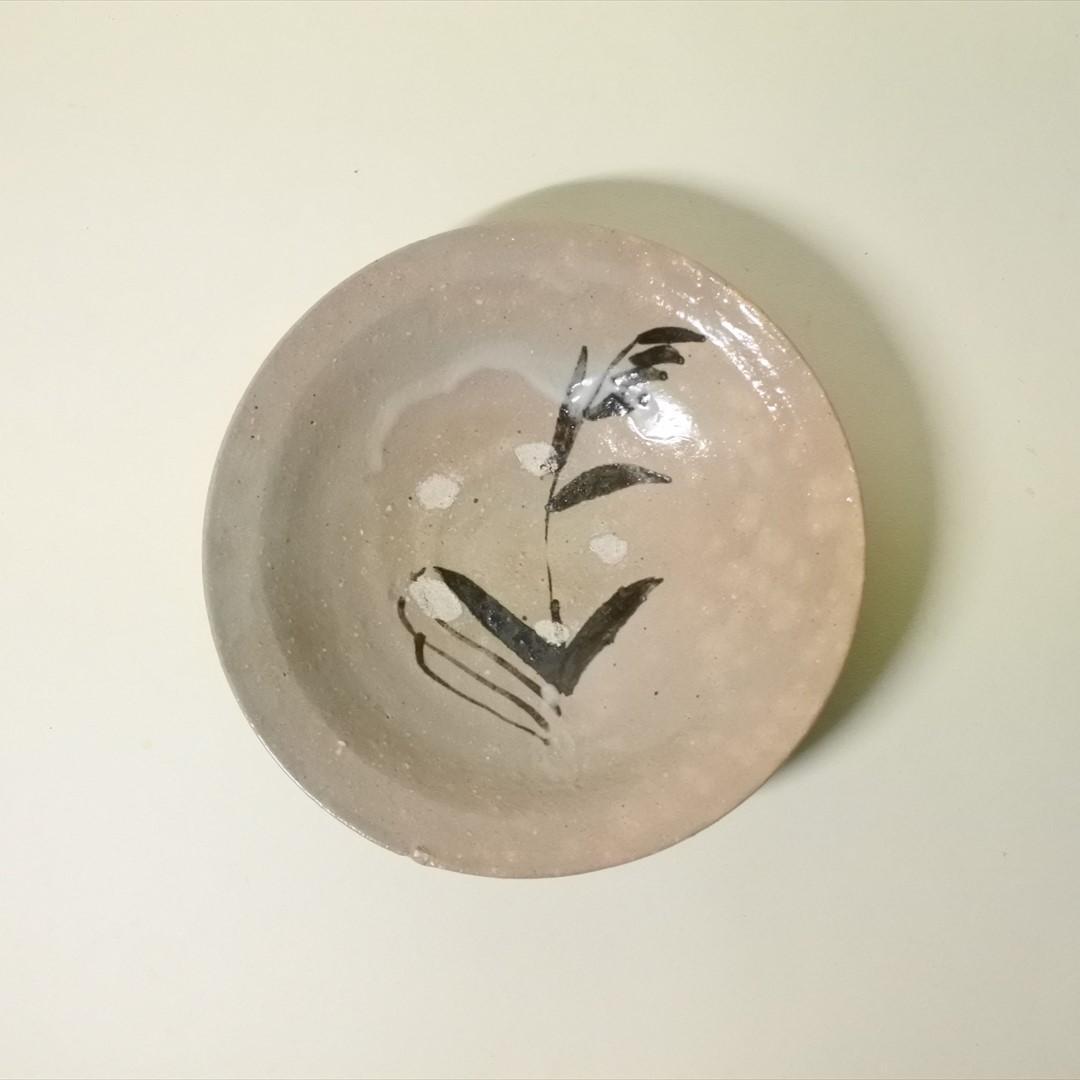 現代作家　杉本泥牛　杉本立夫　絵唐津　皿 b