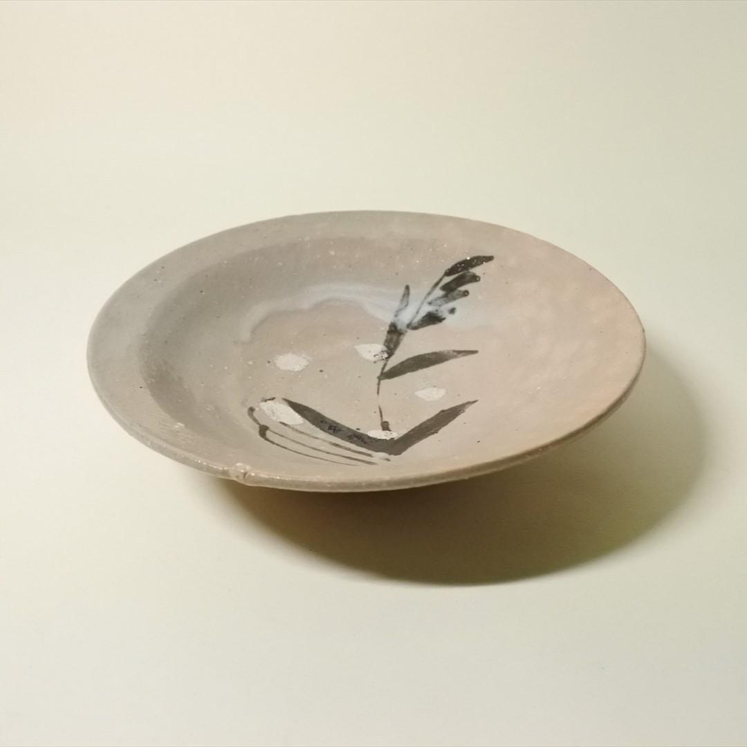 現代作家　杉本泥牛　杉本立夫　絵唐津　皿 b