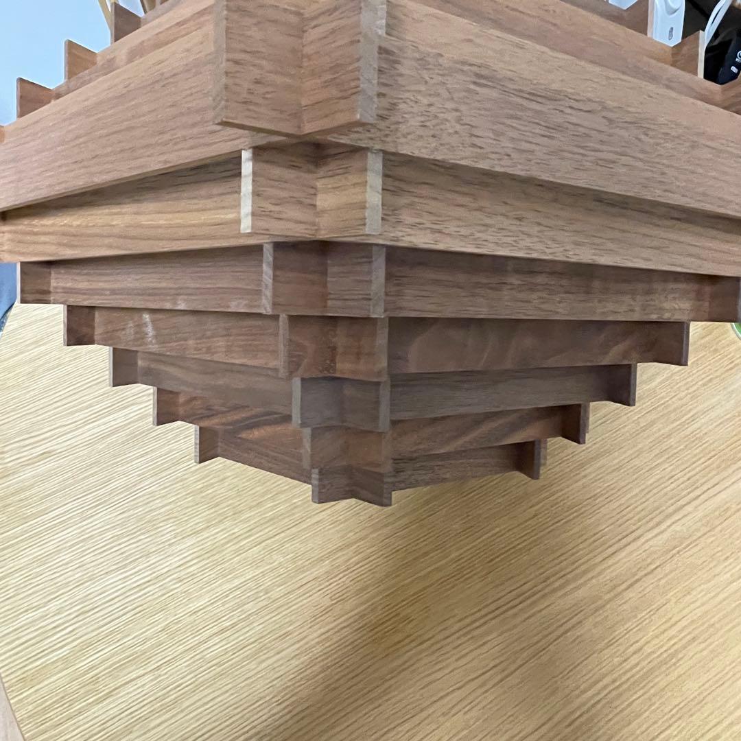 ウニコ　ZEONG APROZ 木製ペンダントライト 階層デザイン