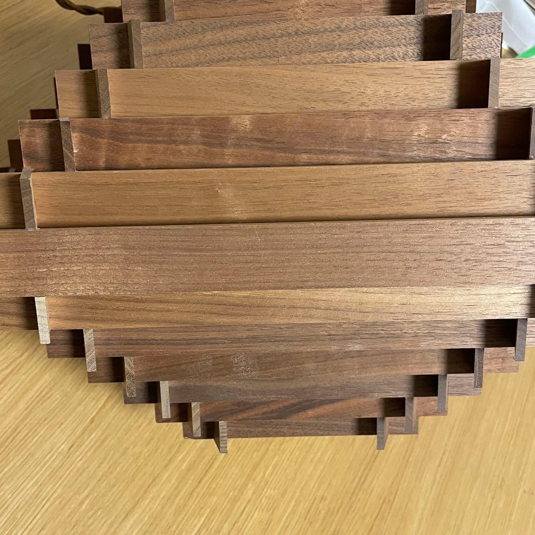 ウニコ　ZEONG APROZ 木製ペンダントライト 階層デザイン