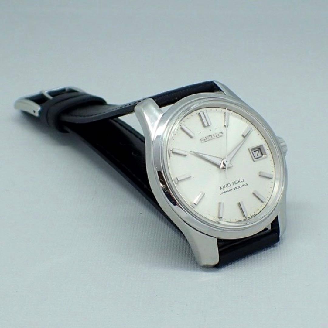 【稼働品OH済】キングセイコー25石メダリオン4402-8000前期型手巻腕時計