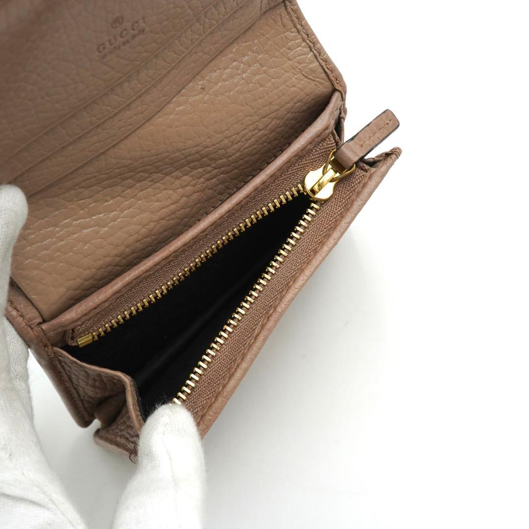 ✨未使用に近い✨　GUCCI ミニ財布　マーモント　GGロゴ 二つ折り　刻印