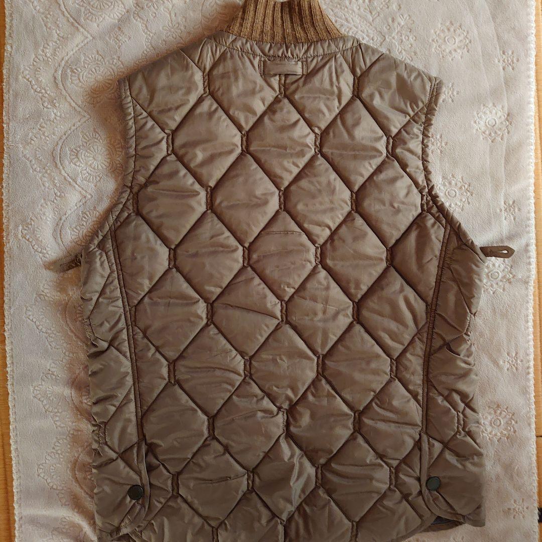 バーバリー　ダークブラウン キルティングインナー付きメンズミドルコート