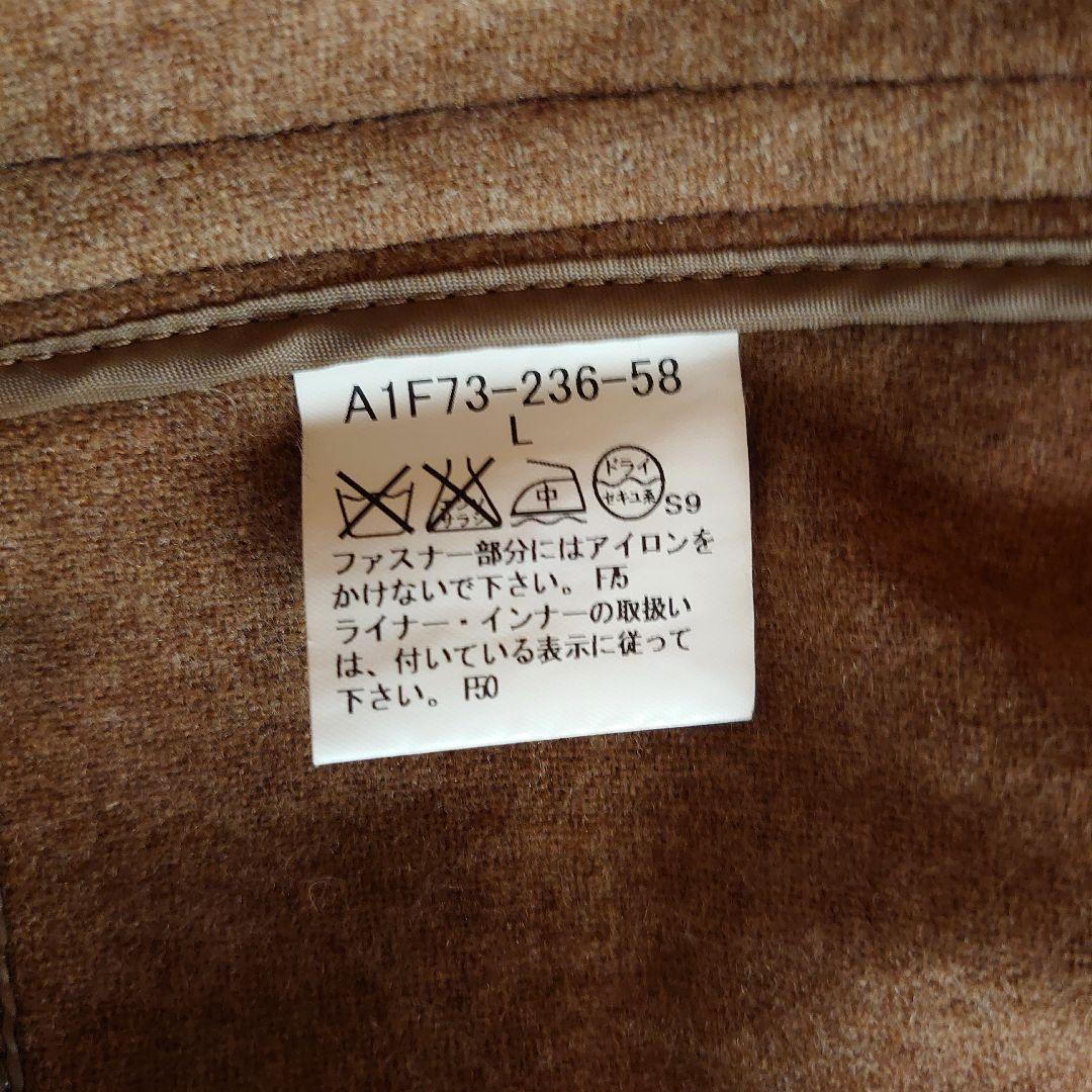 バーバリー　ダークブラウン キルティングインナー付きメンズミドルコート