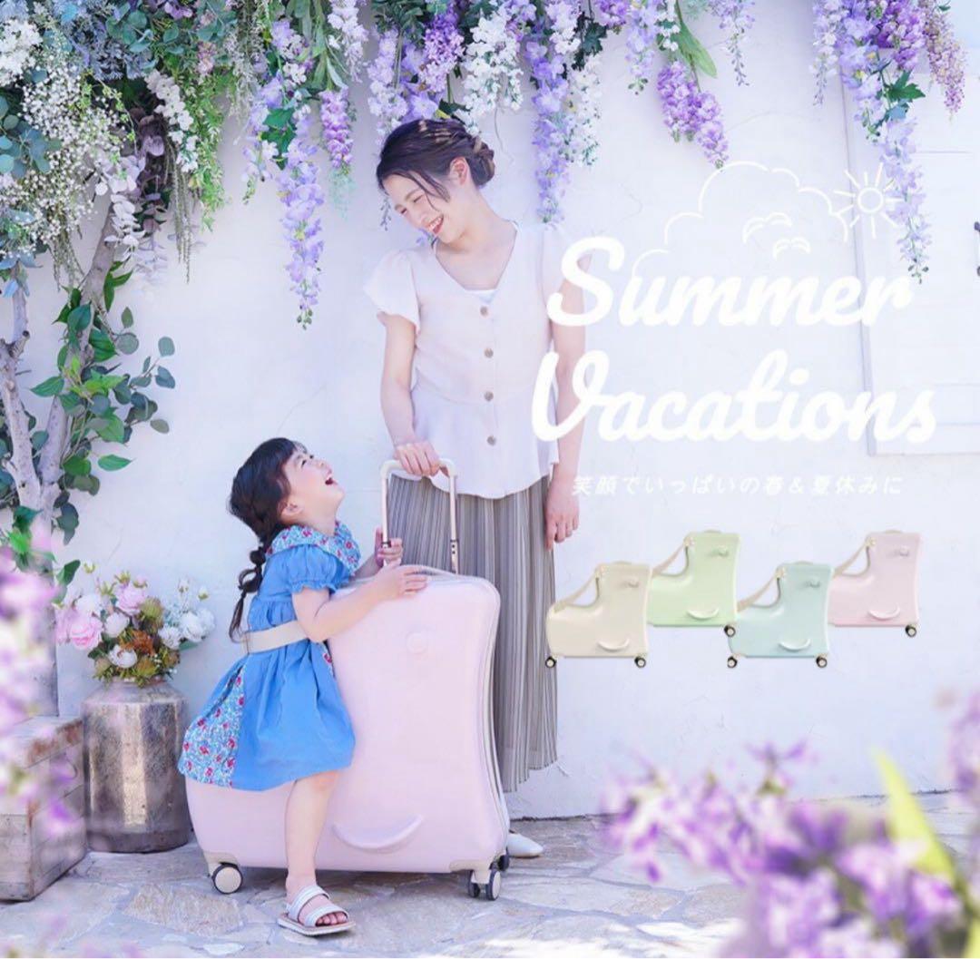 本日のみお値下げ子供向けキャリーカート ピンク