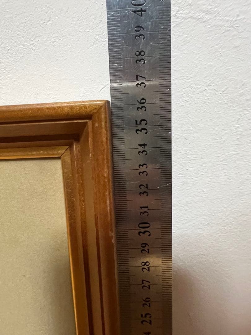 日吉双雲　作　輪島塗パネル　漆芸作品 松と月 木のフレーム