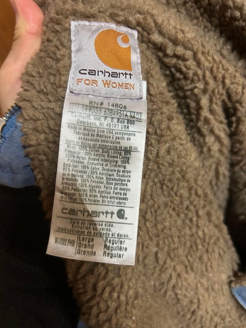 最安値！超希少！Carharttカーハートダックジャケットフレンチブルー！