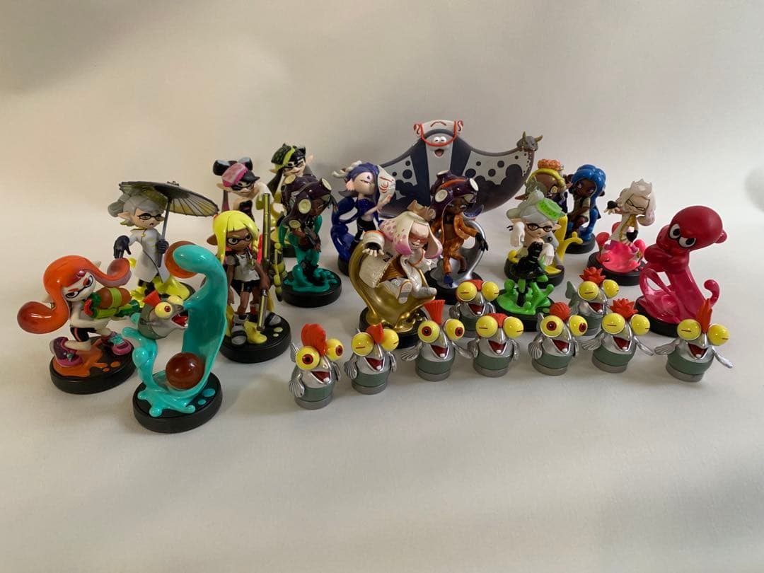 スプラトゥーン amiibo14体セット　コジャケ　コンプ7体セット被り2体付き