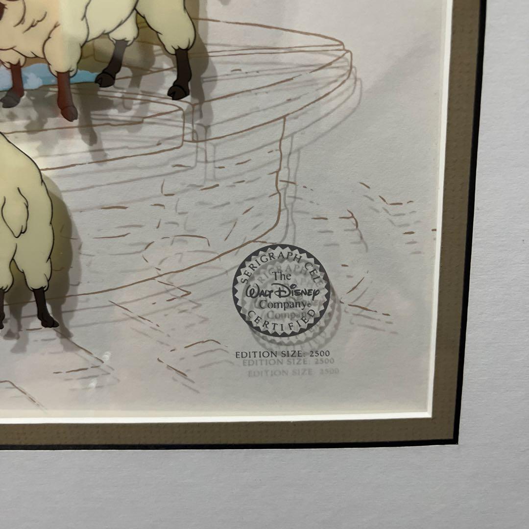 ディズニー　美女と野獣　セル画 2500枚限定　1990年代