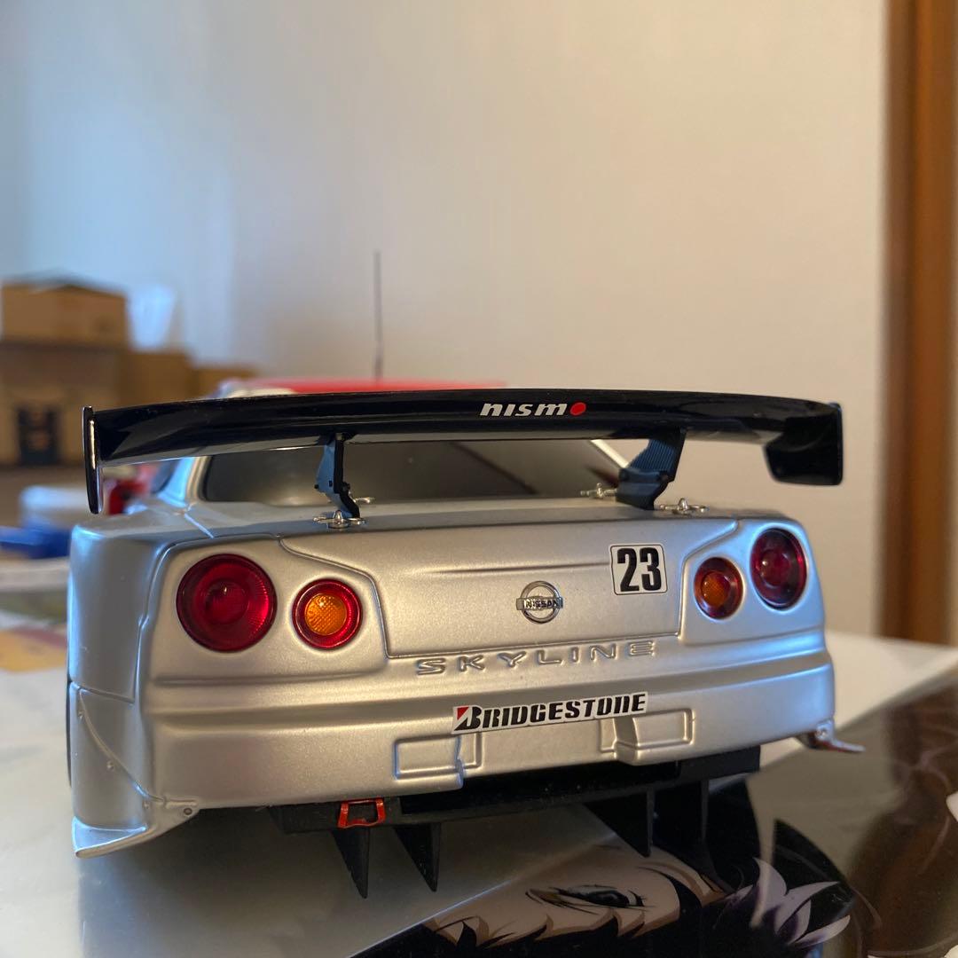 ミニカー AUTOart 1/18 NISSAN SKYlyne R34JGTC