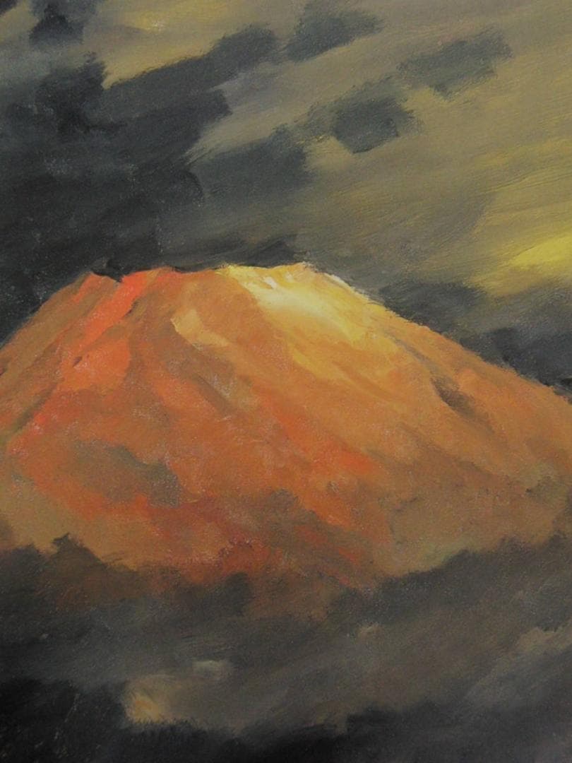 武田好文、【富士】、希少な額装用画集より、新品額装付、状態良好