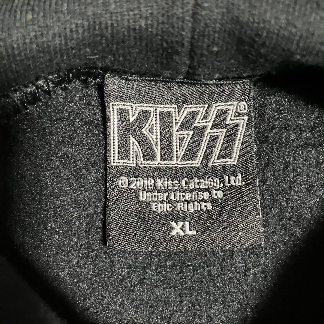 KISS イギリス製「モンスター～地獄の獣神」公式 フーディー 黒XL