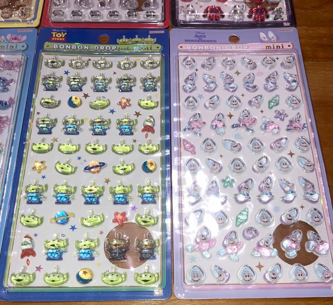 ボンボンドロップシール mini ディズニー 全8種コンプリート