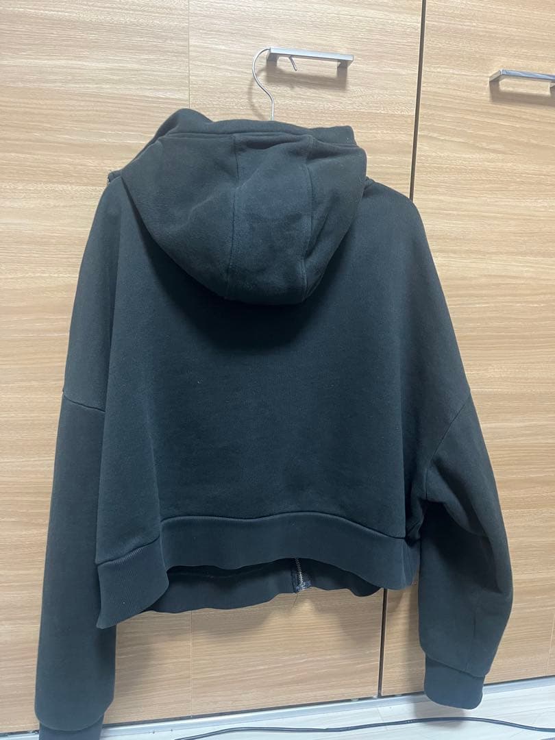 entire studios 黒 ジップアップパーカー XS