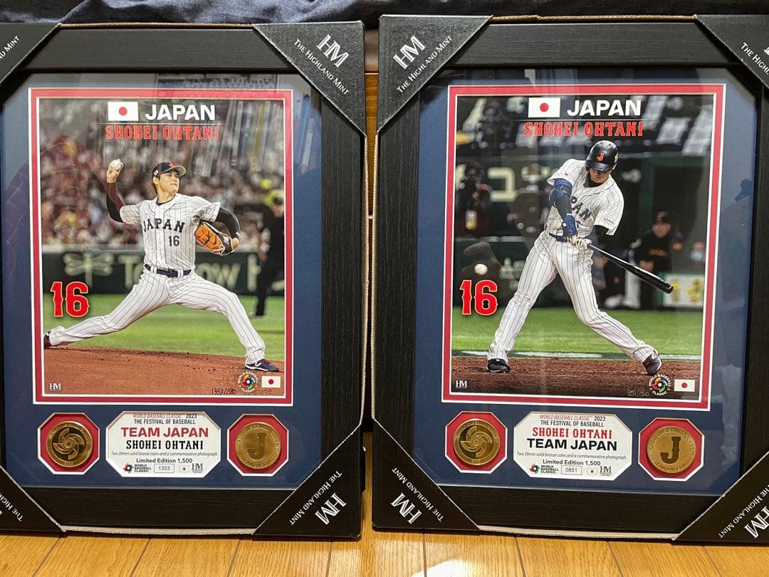 ！値下げ！2023WBCダブルフォトミント 投手大谷 打者大谷