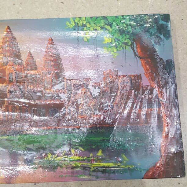カンボジア産、絵画(油絵)