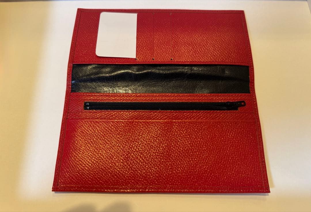皇居財布　長財布　赤