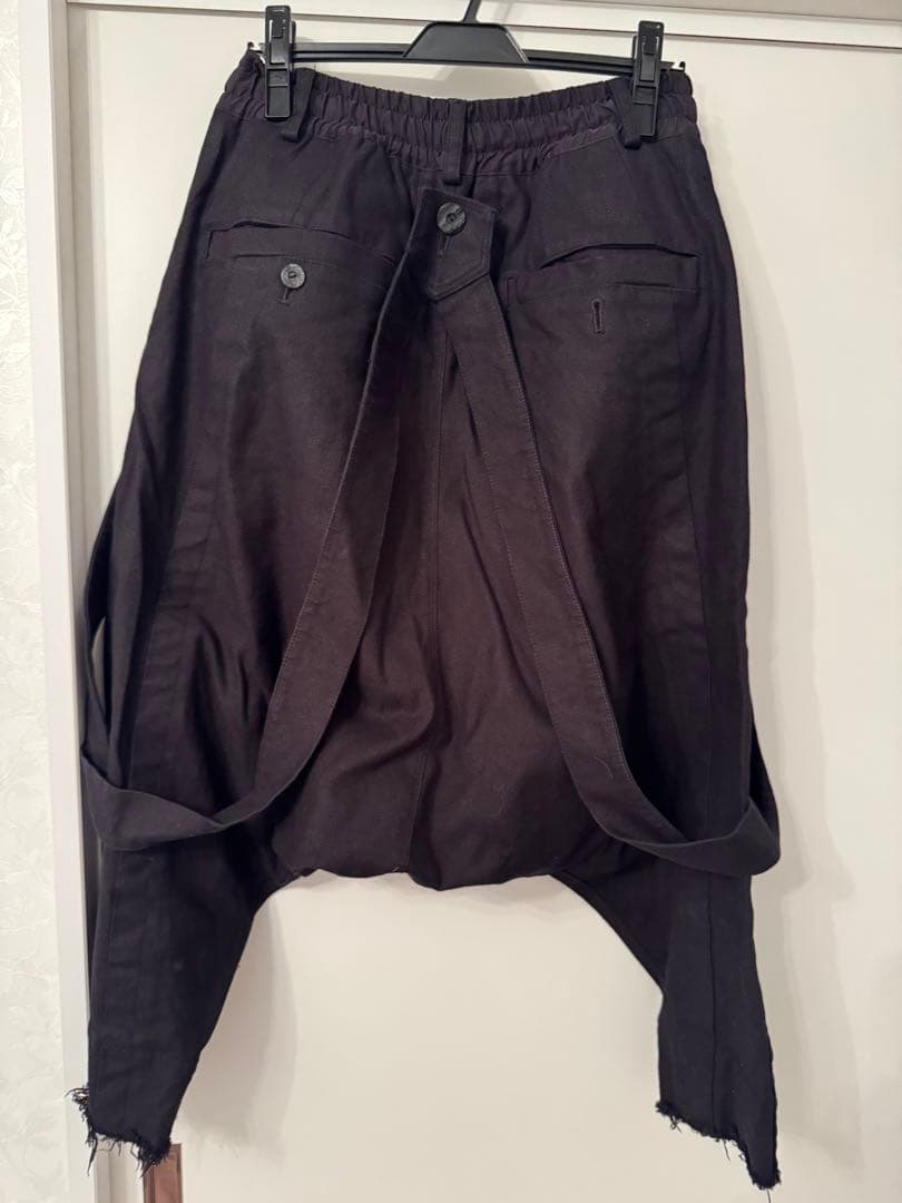 a.f artefact パンツ　サスペンダー　サルエル