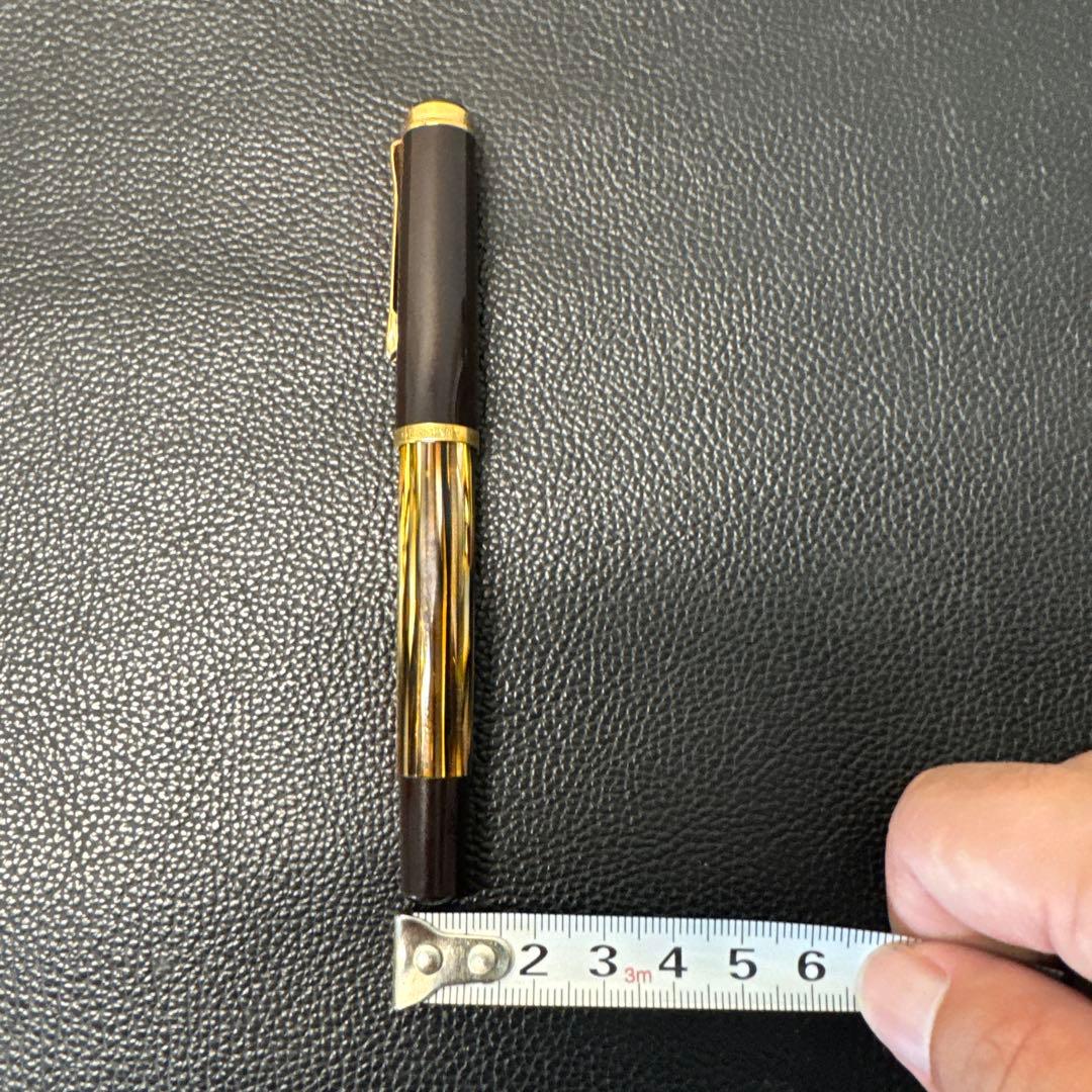 PELIKANダークブラウン 万年筆14C585