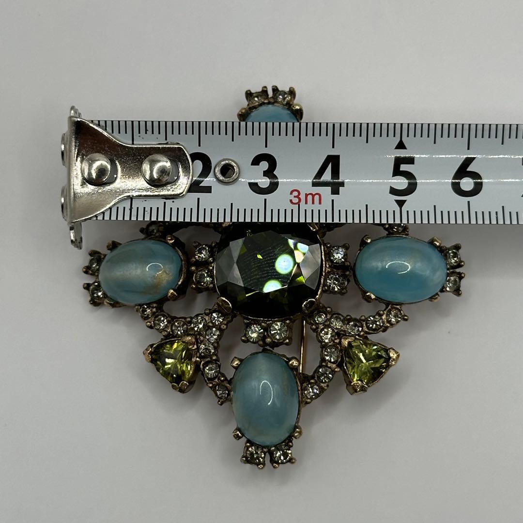 【希少】CINER サイナー ブローチ カラーストーン ラインストーン